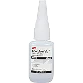3M Scotch-Weld Plastic &amp; Rubber Instant Adhesive PR40, Clear, 20 Gram | 1 Bottle
