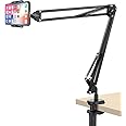 Klsniur Cell Phone Holder, Universal Phone Stand Clip Lazy Bracket Flexible Articulating Arm Phone Mount Compatible with iPhone 15 14 13 12 11 Pro Xs Max XR X 8 7 6, Samsung