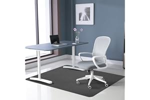 Office Chair mat for Hardwood Floor - Large Non-Slip Desk Chair Mat, Under Desk Rug, Protects Hardwood and Tile Floors, Reduc