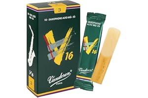 Vandoren SR703 Alto Sax V16 Reeds Strength 3; Box of 10