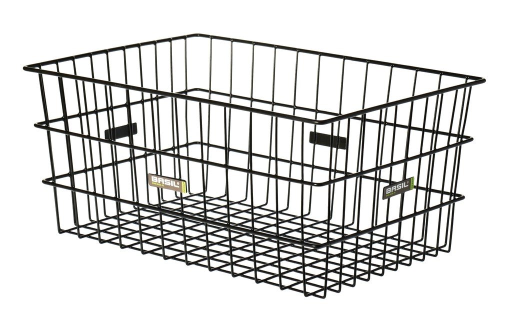 Basil Zembla Bicycle Basket – Black Gray