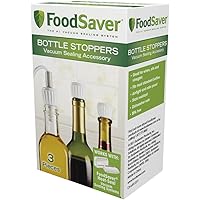 FoodSaver Bottle Stoppers, 3 Pack