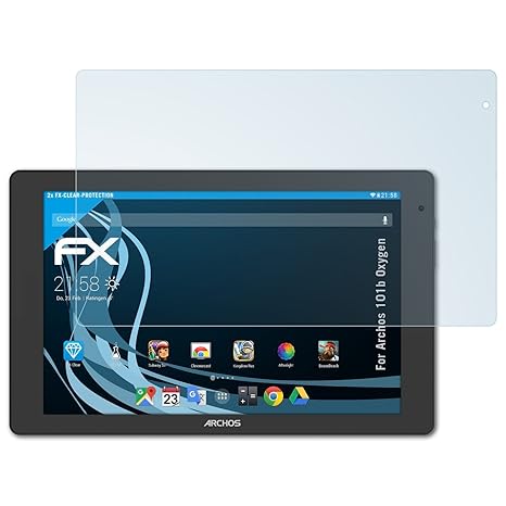 atFolix Schutzfolie kompatibel mit Archos 101b Oxygen Folie, ultraklare FX Displayschutzfolie (2X)