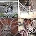 Halloween Spider Webs Stretchable (400 Square Feet) Extra Large | Indoor & Outdoor Spooky Cobwebs with 28 Fake Black Spiders Halloween Decorations