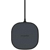 mophie 15W Universal Wireless Charge Pad, Qi-Compatible Charger for Samsung Galaxy, Google Pixel, Apple iPhone 11/12/13 (Mini