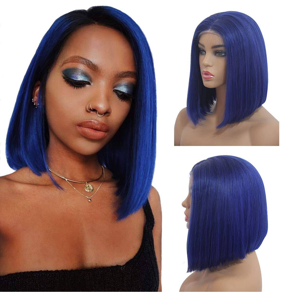 asymmetrical bob wig