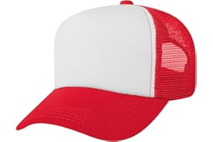 TopTie Kids 5 Panel Trucker Cap Mesh Snapback Hat Foam Front for Boys Girls Aged 3-7 Years Old