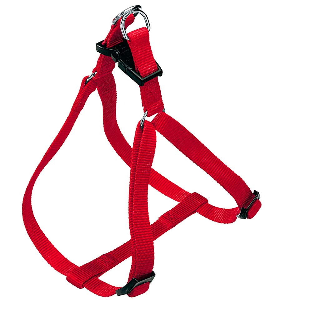 Ferplast Dog Harness Large Size EASY XL, Adjustable Dog Harness, Easy to Wear, 63-94 cm. Red