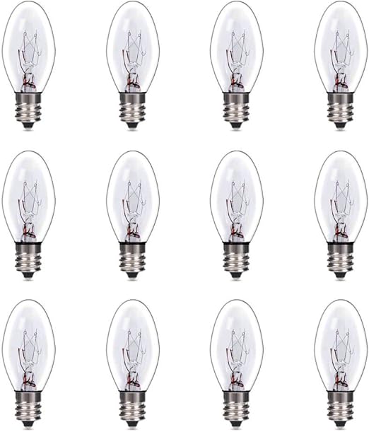 Amazon Co Jp Syntus 12パック塩オリジナル交換用ランプ電球e12ソケット燭台ライト白熱電球 Hm007 Diy Tools Garden