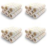 Voittozege 24 Pcs Paint Roller Covers 9 x 3/8 Inch Polyester Small Paint Roller Covers for Paint Roller for Painting Walls Ce