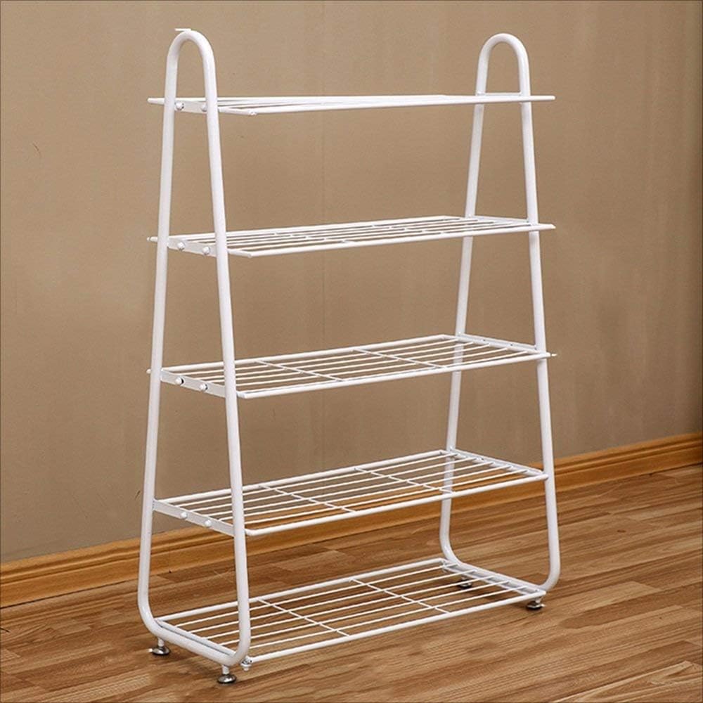 5 Layers White Shoe Rack 15 Pairs of Shoes