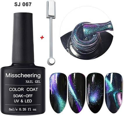 Cooljun 5d Vernis Semi Permanent Oeil De Chat Vernis à Ongles Gel Uv Led Kit De Manucure Semi Permanent Avec Aimant Soakoff Nail Art B2