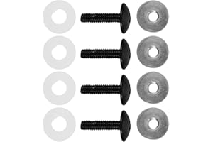 Angoily Hockey Helmet Visor Repair Screws Kit M4 Bolts Nuts Washers Set for Ice Hockey Helmet Accessories