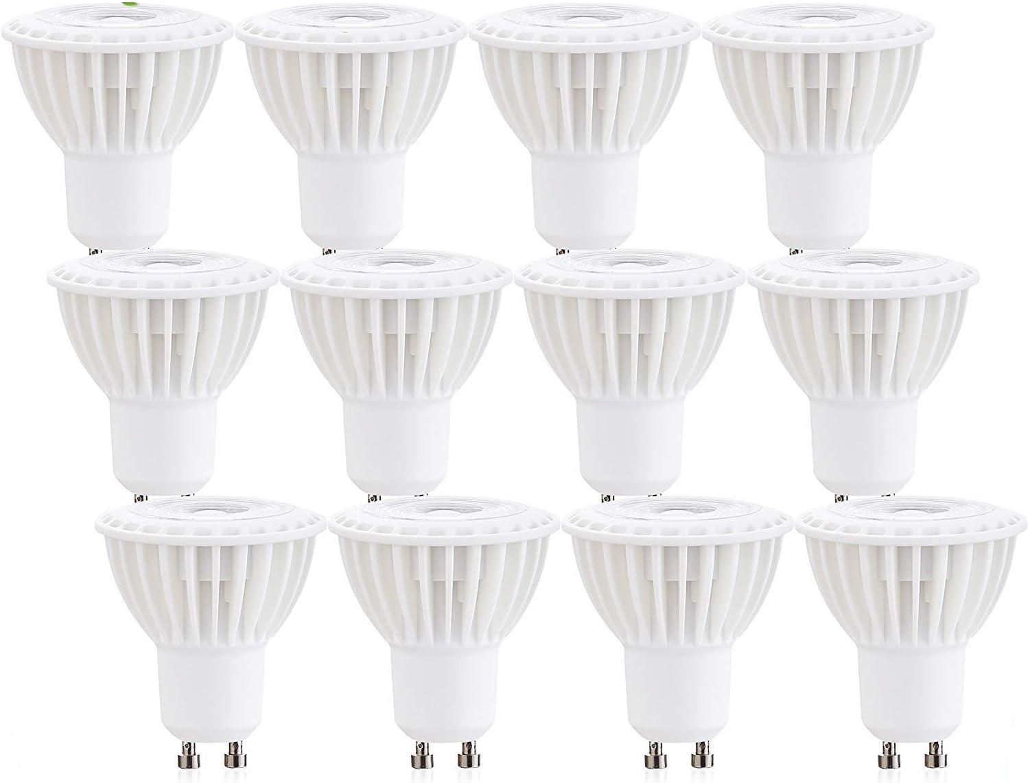 12Pcs x OSSUN 7W Long Neck GU10 LED Light Bulbs Dimmable Warm White 3000K, Super Bright LED Spot Lights,60W Halogen Bulbs Equivalent,60¡ãBeam Angle