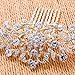 Big Hair Comb Silver/Gold Tone Hair Pins Women Hair Jewelry Bridal Hair Accessories Crystal Combs FA2944 (Gold)