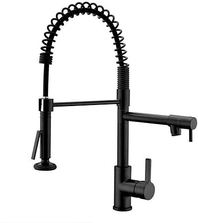 Kmeino Kitchen Faucet Black Kitchen Faucet Commercial Pull Down