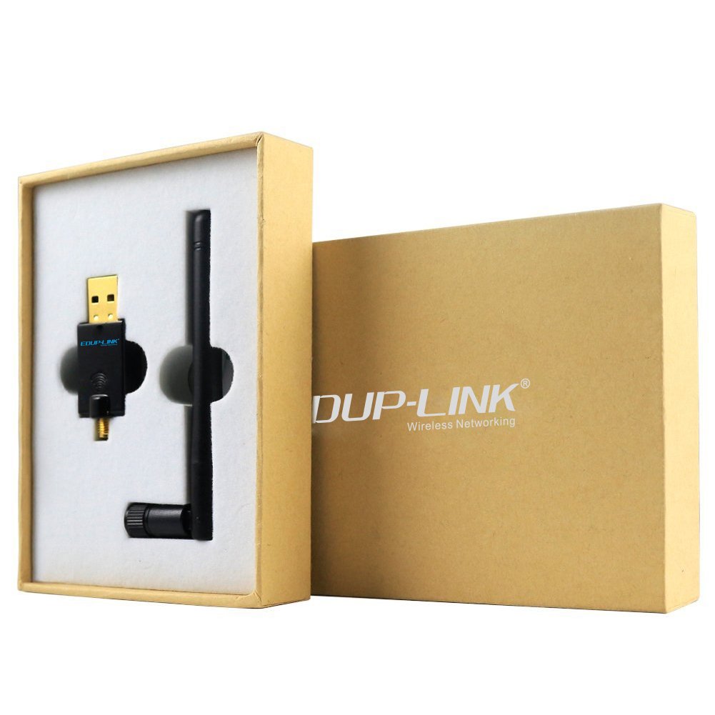 Wireless Usb Wifi Adapter EDUPLINK AC600Mbps Dual Band (2.4G/150Mbps+5G/433Mbps) Antenna Usb Network Dongle Adapter for Windows XP/Vista/7/8/10/Mac OS X 10.6-10.12