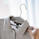 KEPLIN Velvet Hangers 50 Pack Non-Slip 360° Hook Tie Bar Space Saving view 7