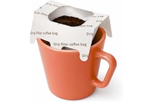 Disposable Pour Over Coffee Filters, 30 Count – Single-Use Paper Pocket Coffee Dripper for Ground Coffee, Manual Hand Drip Br