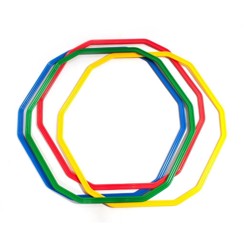 First-Play 12 Sided Flexi Hoop Game, Multi-Colour, 60 cm