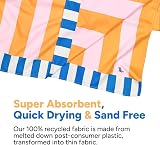 Dock & Bay Beach Towel Extra Large 200x90cm Quick Dry Sand Free Mellow Yellow view 3