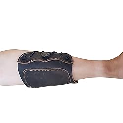 SAS Leather Traditional Arm Guard with Stretch Cord