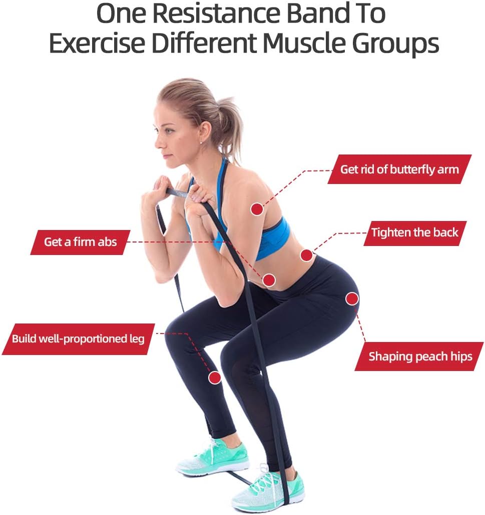 COREZONE Pull Up Assistance Bands Set Long Resistance Band Set for Men Women Workout Home Fitness Pull Up Assist Band for Legs Butt Exercise Strength Training Physical Therapy Outdoor Travel Office : Sports & Outdoors