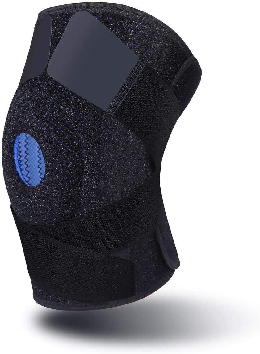Plus Size - Adjustable Knee Braces (Shipped from USA) with Side Stabilizers & Patella Gel Pads,Knee Support for Knee Joint Recovery or Injury Prevention for Man and Women: Health & Personal Care