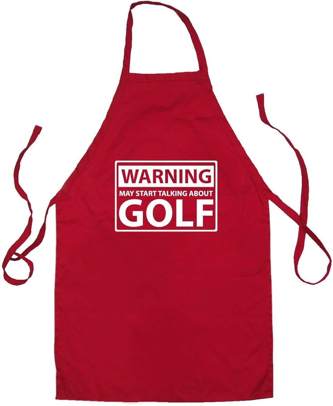 Warning May Start Talking About Golf Kids Unisex Fit ApronRed36YRS