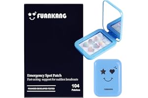 FUANKANG Pimple Patches for Face, Large Hydrocolloid Pimple Patc, Colorful Patches for Covering Zits and Blemishes, Cute Hear