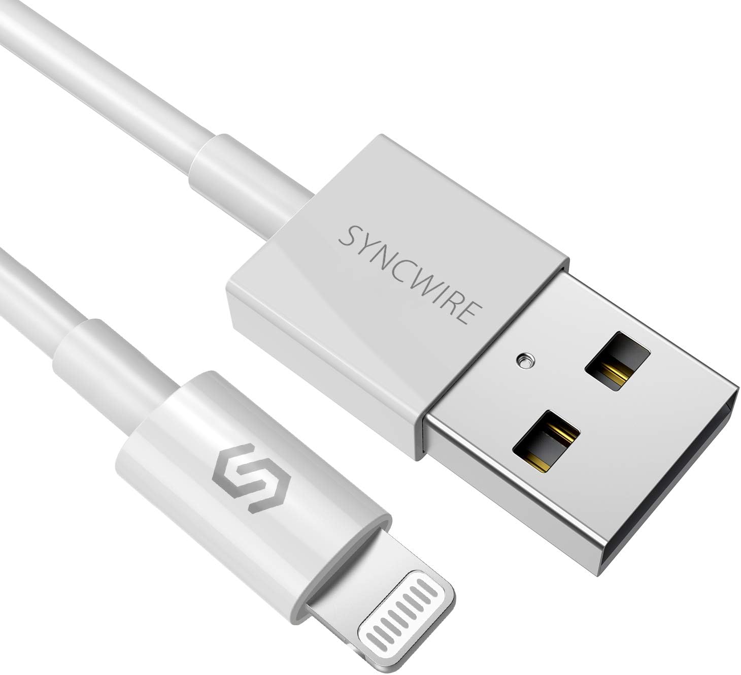 Syncwire iPhone Charger Lightning Cable - 3ft/1M [Upgraded Apple C89 MFi Certified] Fast Charging & Syncing Apple Charger Cord for iPhone 12 Mini 11 Pro Xs Max XR X 8 7 6s 6 Plus SE 5C 5, iPad iPod