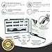 Inertia Co. - Premium Dual and Triple Magnetic Eyelashes with NEW Magnetic-Applicator Tweezer (8-set) - Reusable and Easy to Apply Magnetic Lashes