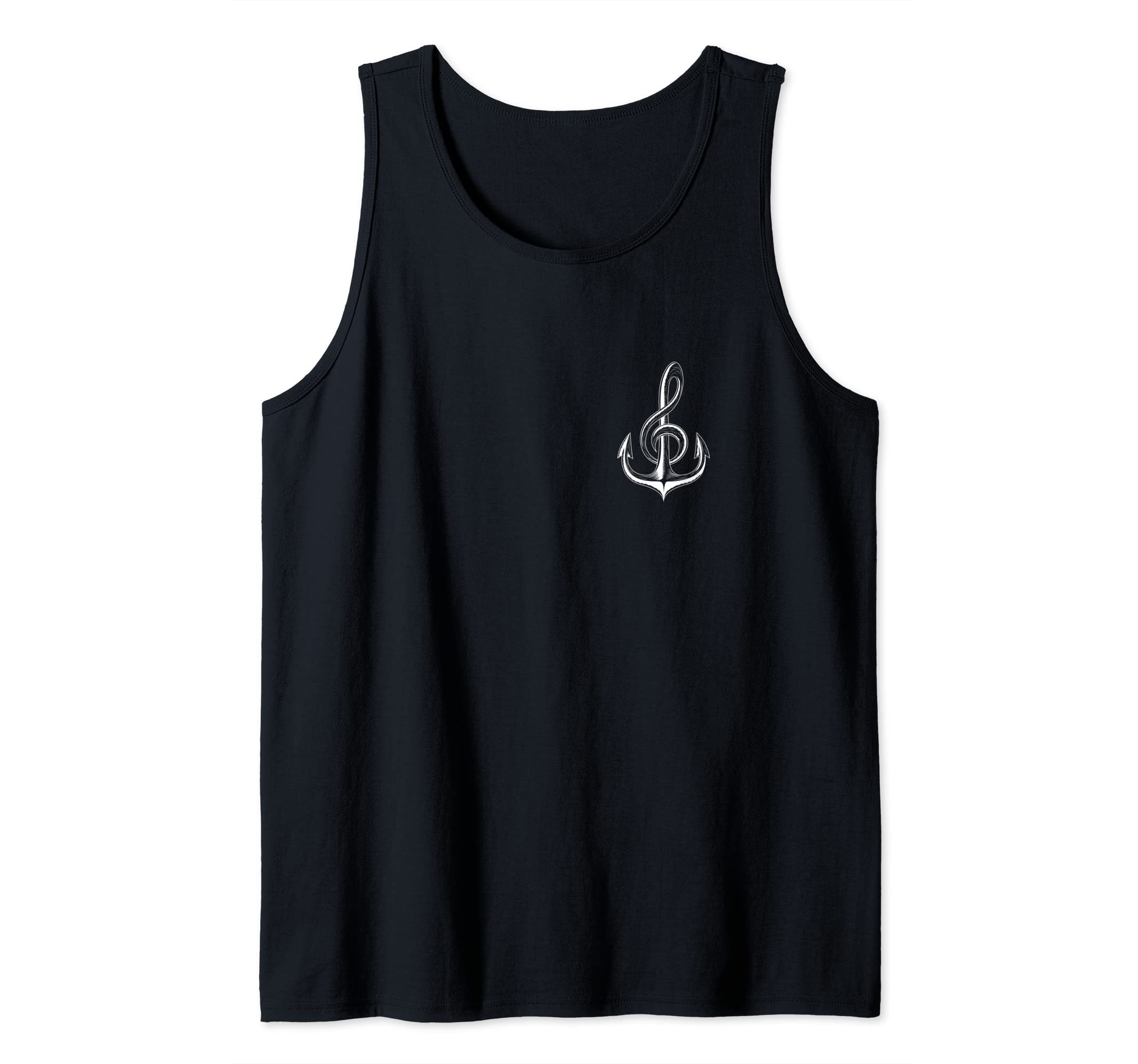 Boating Captain Sailor Sea Boat Anchor Tank Top