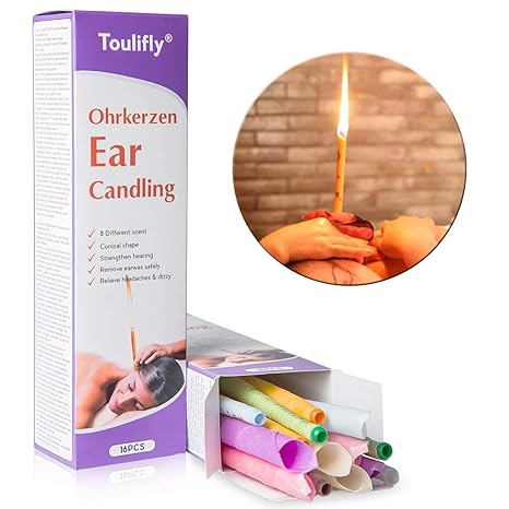 Candela Di Cerume Rimozione Del Cerume Candele Dellorecchio16x Candele Per Orecchie Conicicon Filtro Incl