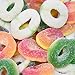 All Nuts 6 PK Apple Peach Rings Sweets Candy Gummy Halal Certified 7.75oz Bags - 2.90LB