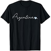 Argentina Simple Love Argentinian Flag Heart on Argentina T-Shirt
