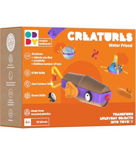 Oddy Caterpillar Minipack Building Kit - Eco-Friendly STEM Toy For Kids 4+ With Plastic Bottle Upcycling