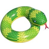 Swimline Pool Ring &ndash; Inflatable Lounge Float with Fun Design for Adults &amp; Teens &ndash; Durable Vinyl Ring for Pool, Lake, or Beach &ndash; Easy to Inflate and Store