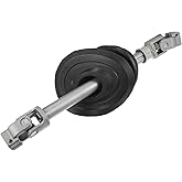 A ABSOPRO Steering Shaft 8K1419753H for Audi A4 2009-2016 Metal, Rubber Black, Gray (Set of 1)