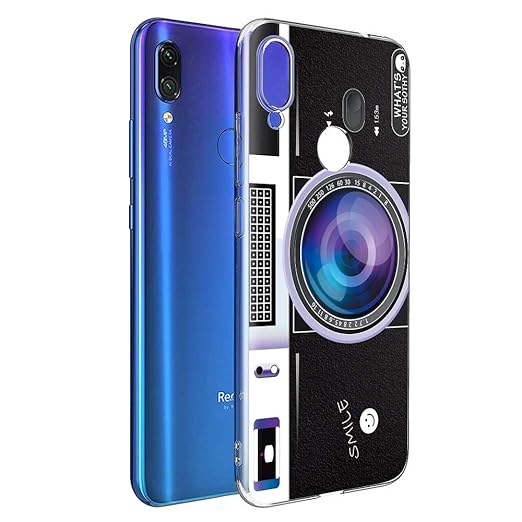 Yoedge Xiaomi Redmi Note 7 Hülle, TPU Silikon Transparent Schutzhülle Handyhülle mit Muster Motiv Case Ultradünn Stoßfest 360