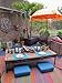 Fab Habitat Outdoor Rug - Waterproof, Fade Resistant, Crease-Free - Premium Recycled Plastic - Striped - Porch, Deck, Balcony, Mudroom, Laundry Room, Patio - Cancun - Multicolor - 3 x 5 ft