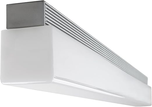 Gedotec Led Design Spiegelleuchte Anbauleuchte Bad Lampe Stratos 2 0 Aluminium Lange 415 Mm Bad Lampe Energieeffizienz A Deckenleuchte Warmweiss 3000 K Schutzklasse Ip44 Gepruft 1 Stuck Amazon De Baumarkt