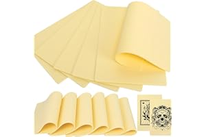 TRIRITE 12 Pcs Tattoo Fake Skin Kit, 3mm 12x8in Thick Pound of Flesh Tattoo for Tattooing, Blank Tattoo Practice Skin for Tattoo Beginner & Experienced Tattoo Artist (12x8in-12pcs)