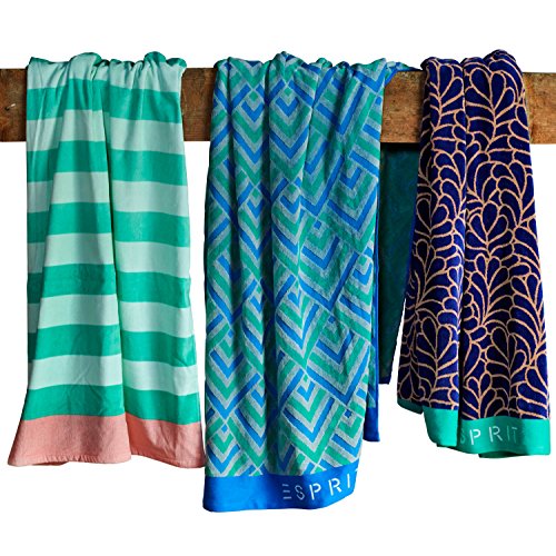ESPRIT Strandtuch Riyo Green 100x180 cm 100x180 cm – Bild 3