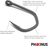 Phoxinus Katana Hooks PTFE Coated Wide Gape Angled Carp Hooks view 2