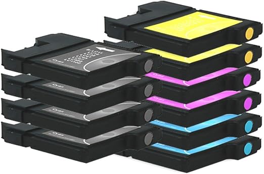 Pack De 4 Cartuchos De Tinta Compatibles Brother LC980 - Negro, Cian, Magenta, Amarillo