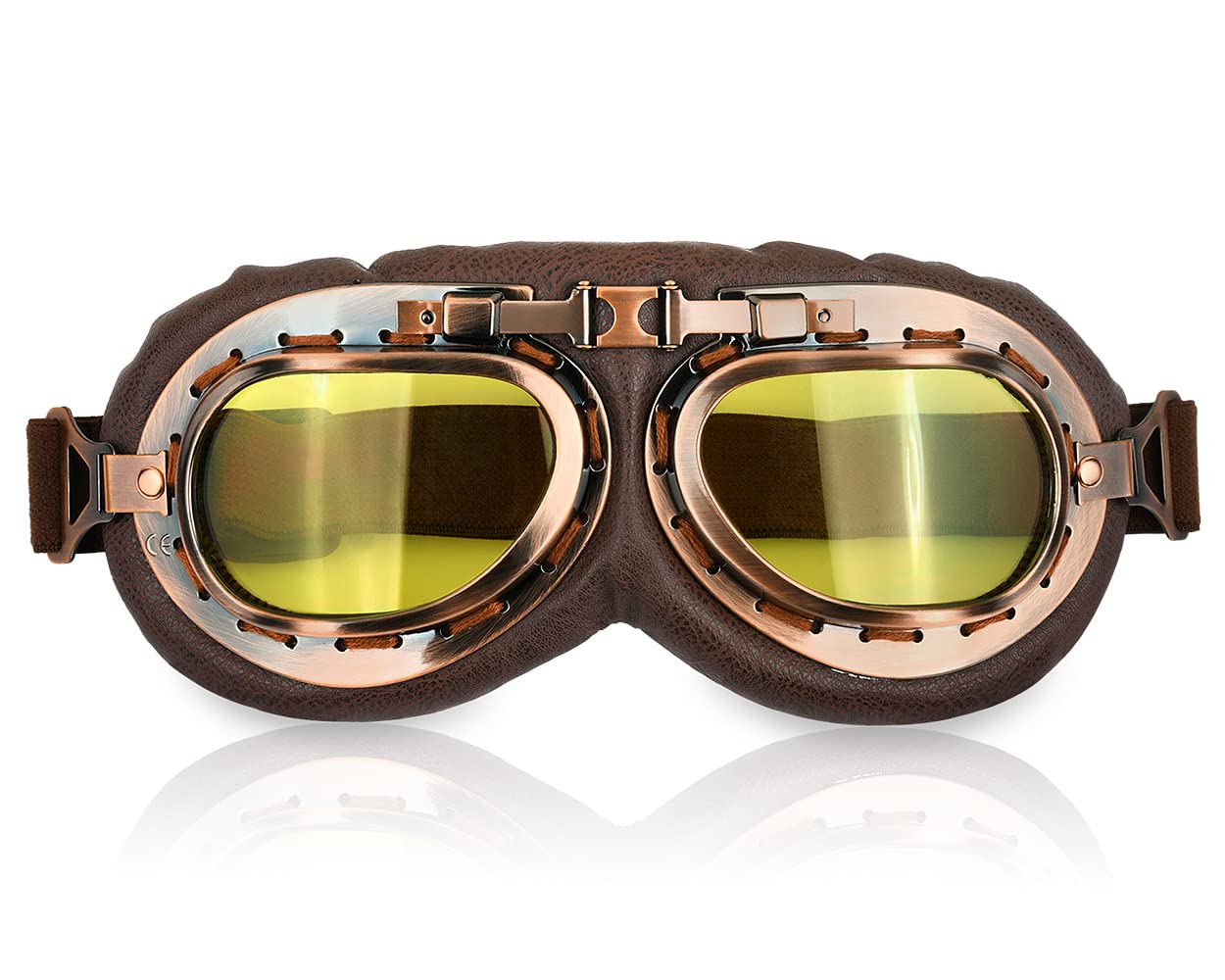 Cosplay Goggles Steampunk Motorcycle Goggles for Costume Retro Pilot Style