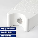 KINBOM 3-Step Heavy Duty Plastic Pool Ladder Steps Replacement White view 4