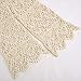 Womens' Hollow Lace Hook Cover Up Crochet Bikini Swimsuit Dress (Beige)