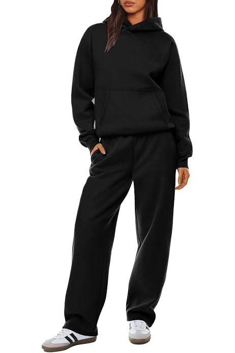 Adogirl Women 2 Piece Outfits Sweatsuit Set Fall Long Sleeve